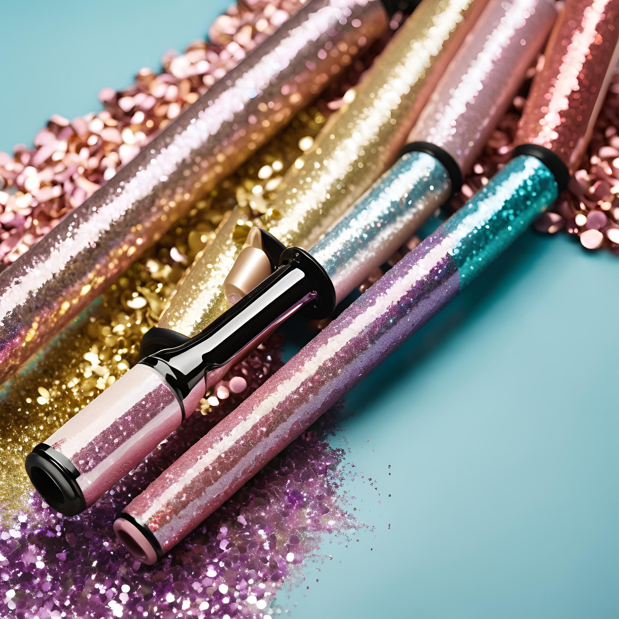 glitter krultang mooie kleuren
