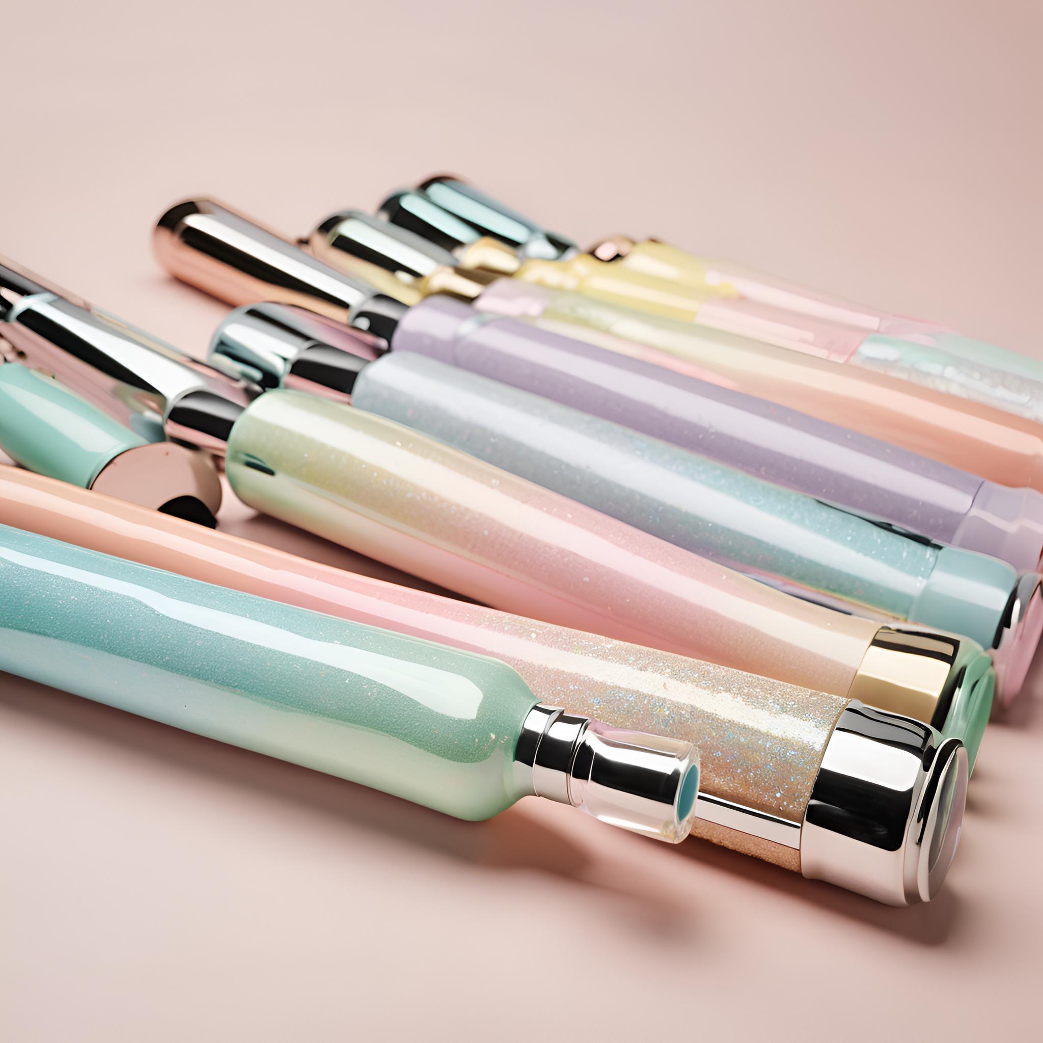 glitter krultang pastel kleuren